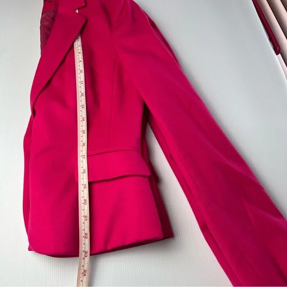 Hugo Boss Blazer Jacket Pink Afiraly Short Office Business Size AU & UK 8 US 4 - Picture 9 of 10